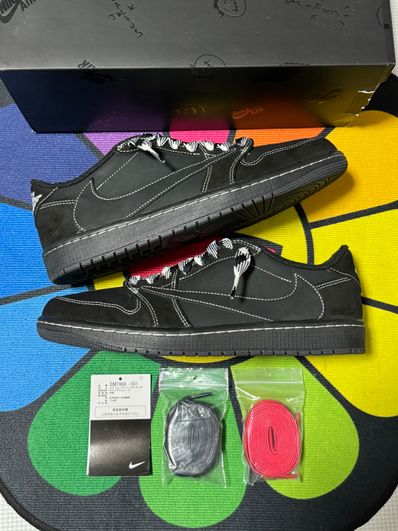 Travis Scott × Nike Air Jordan 1 Low OG SP "Black Phantom"
