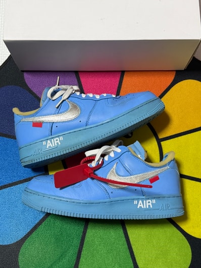 Off-White × Nike Air Force 1 Low "MCA University Blue"