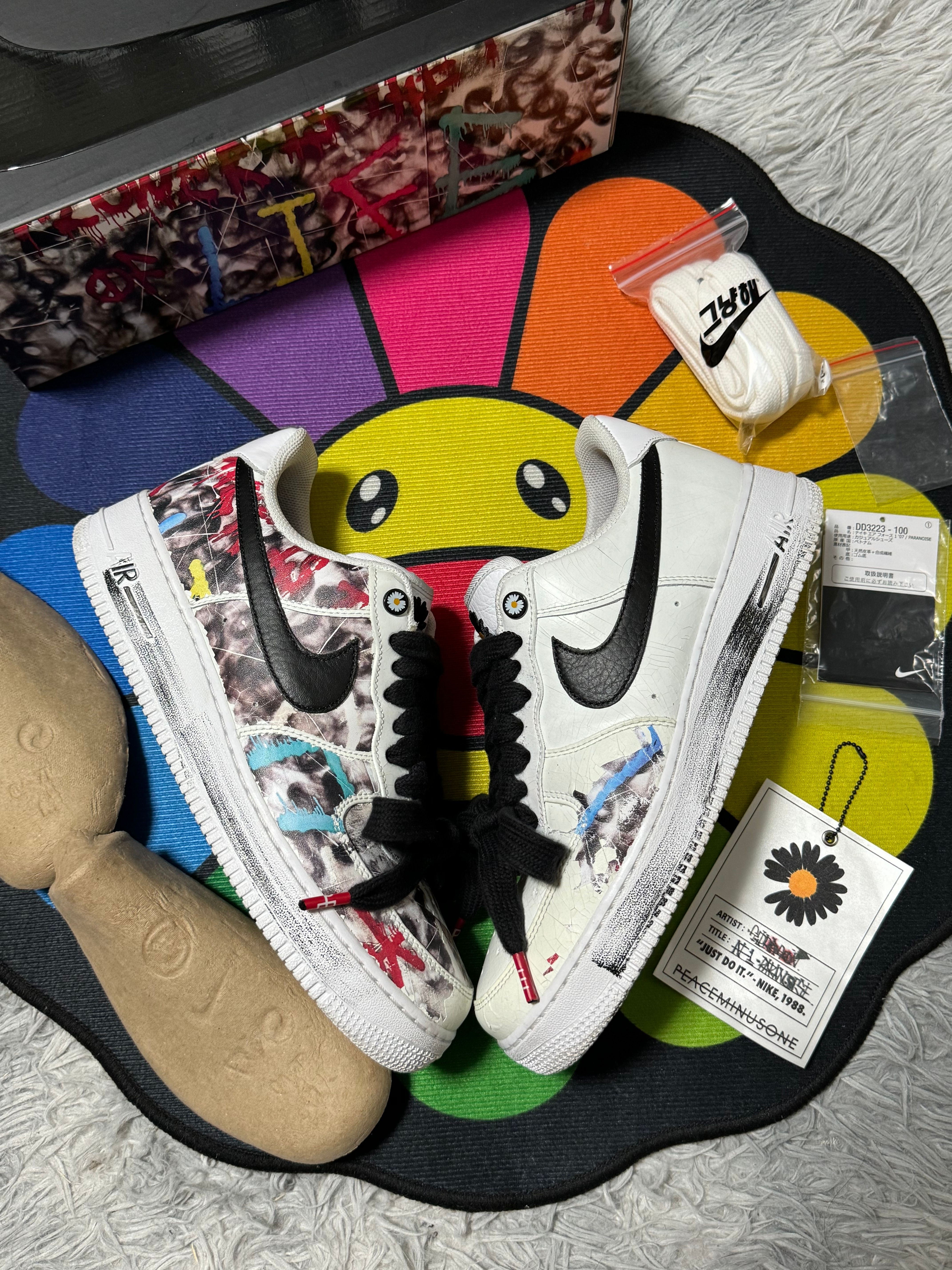 PEACEMINUSONE × Nike Air Force 1 Low "Para-noise/White/Black" / G-DRAGON