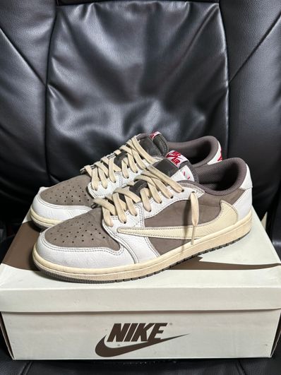 Travis Scott × Nike Air Jordan 1 Low OG SP "Reverse Mocha/Sail and Ridgerock"