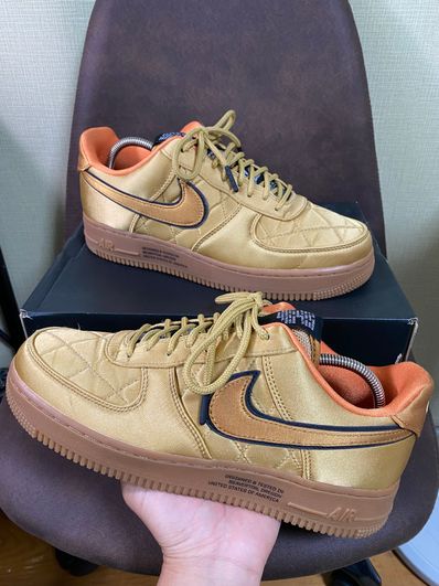 Nike Air Force 1 Low "Quilted Satin Pack Wheat"