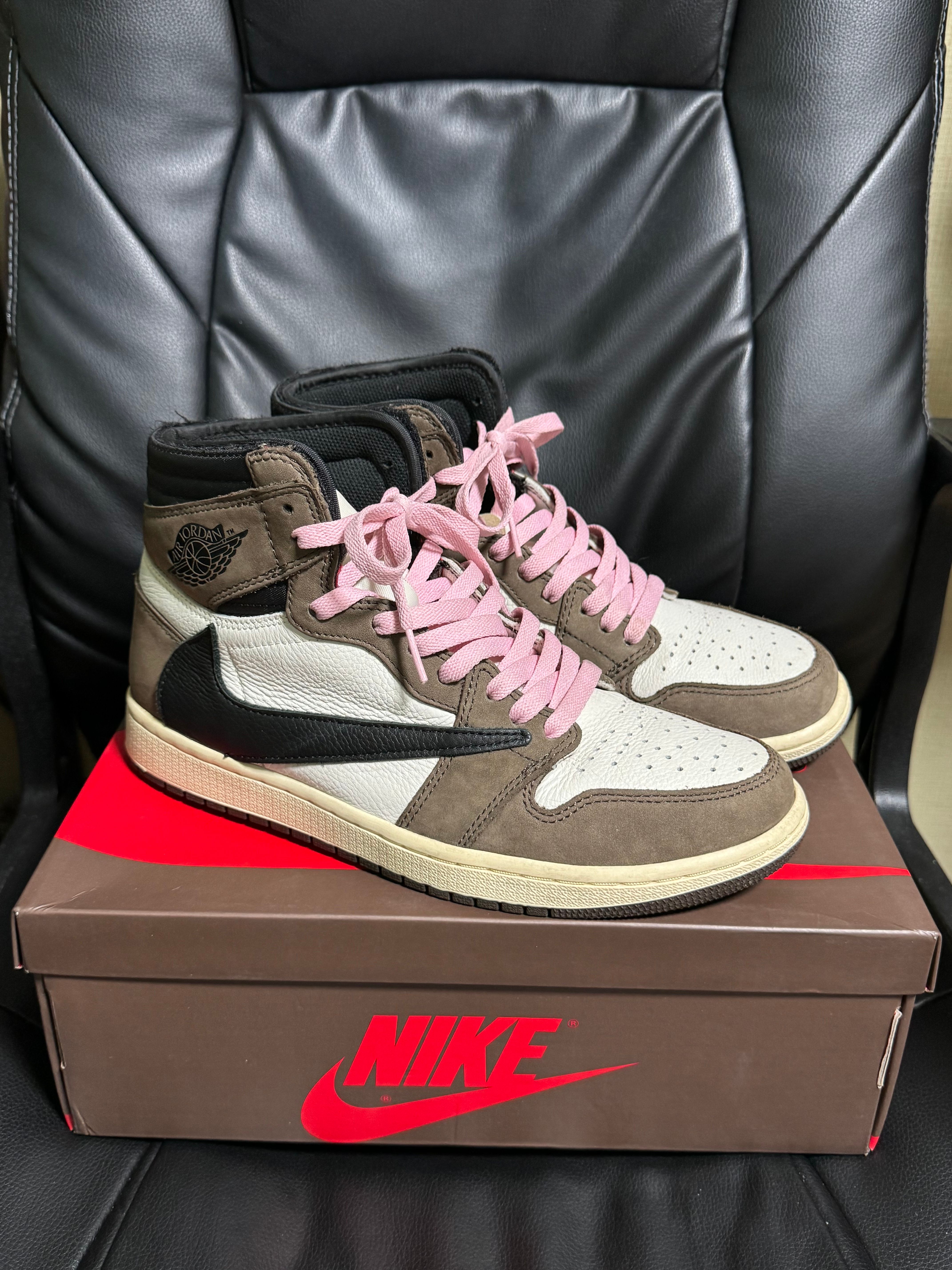 Travis Scott × Nike Air Jordan 1 Retro High OG TS SP "Sail/Dark Mocha"