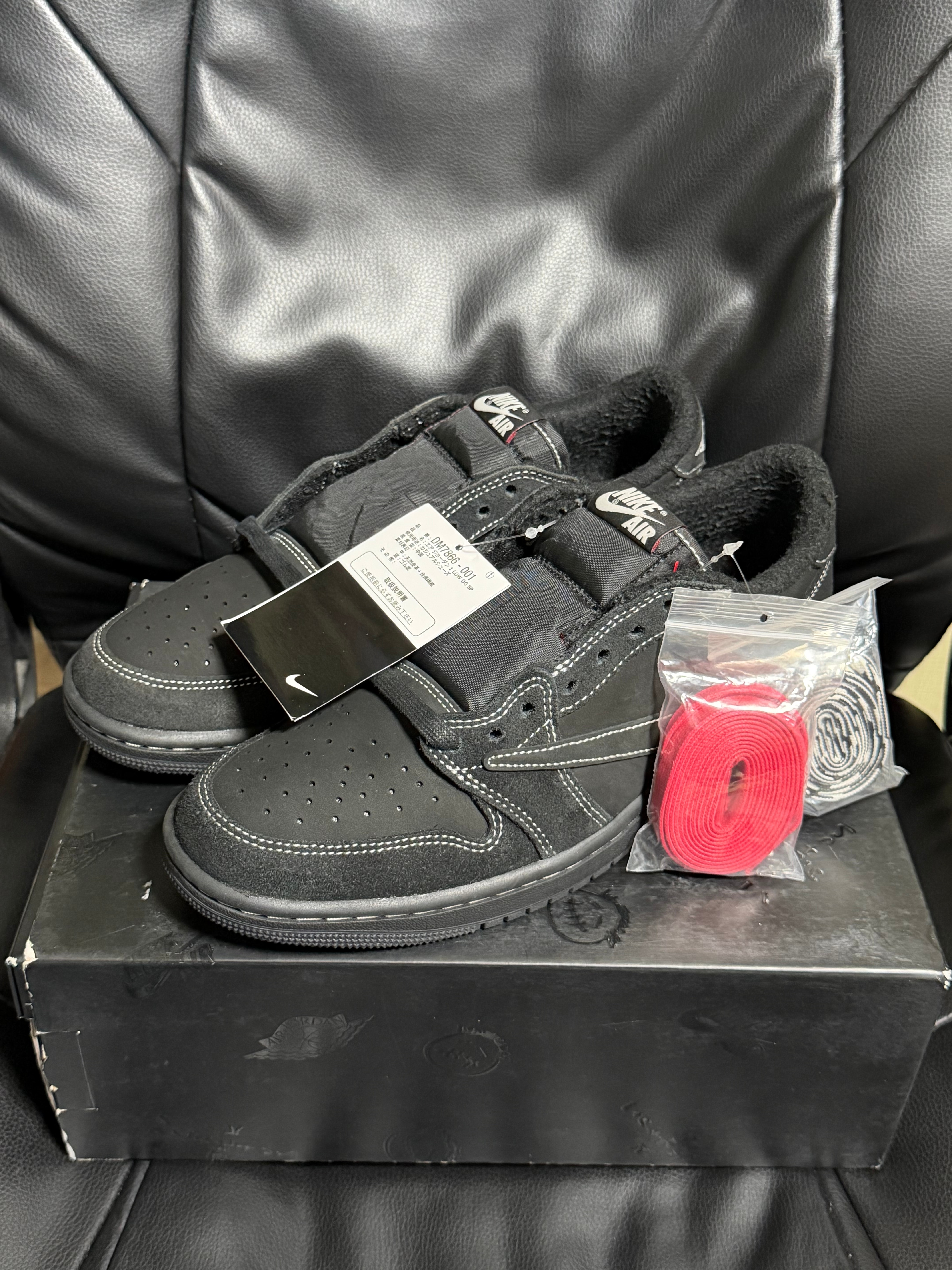 Travis Scott × Nike Air Jordan 1 Low OG SP "Black Phantom"