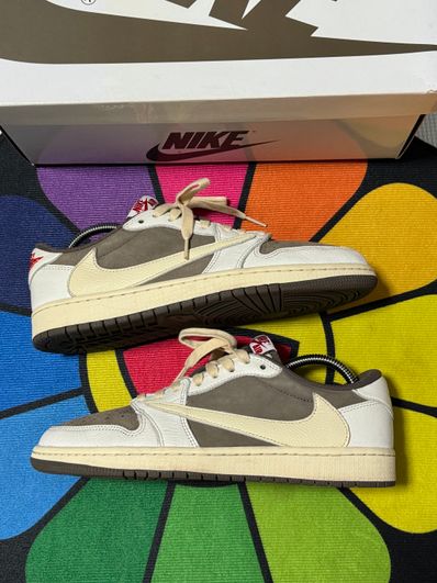 Travis Scott × Nike Air Jordan 1 Low OG SP "Reverse Mocha/Sail and Ridgerock"