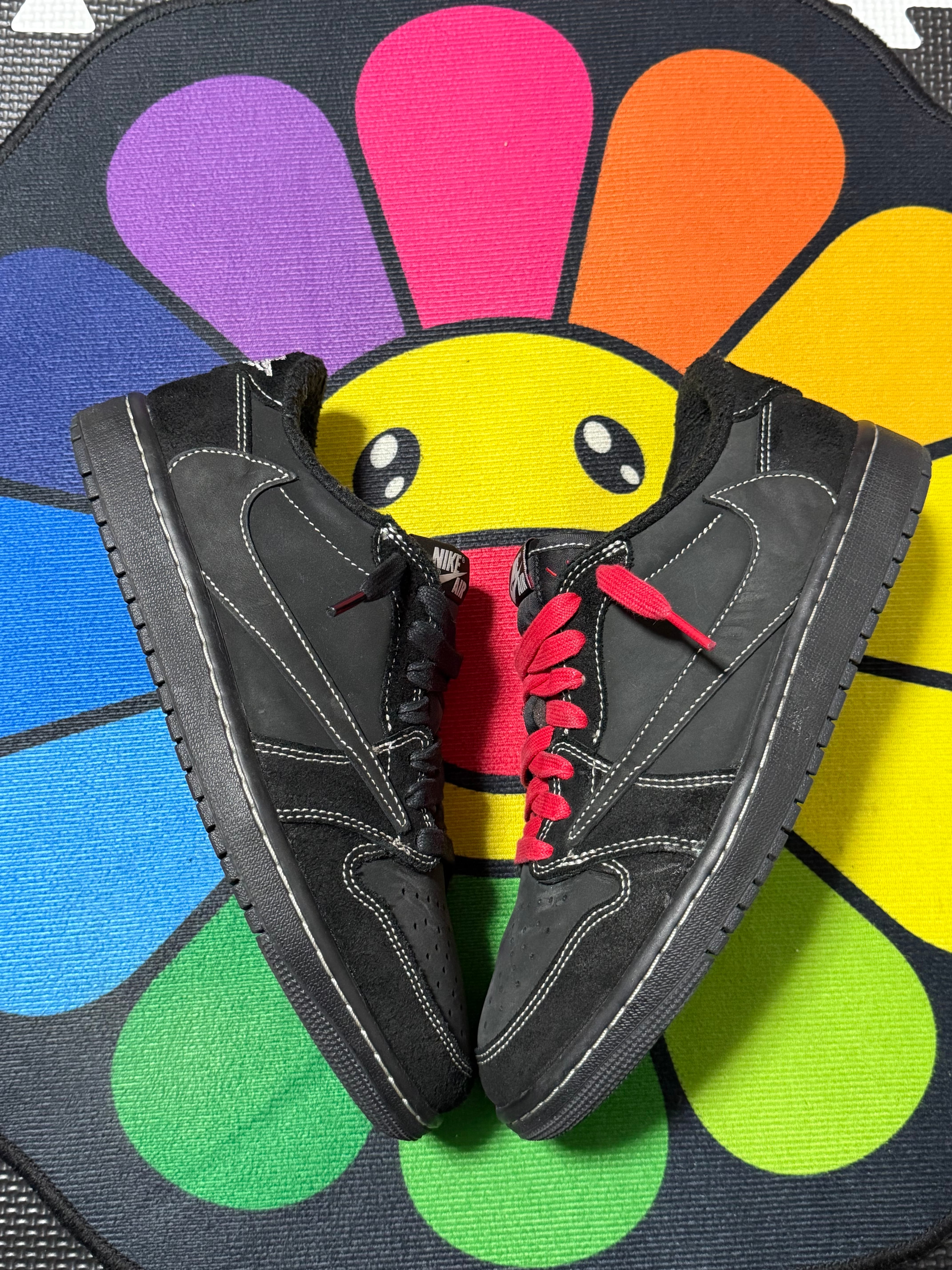 Travis Scott × Nike Air Jordan 1 Low OG SP "Black Phantom"