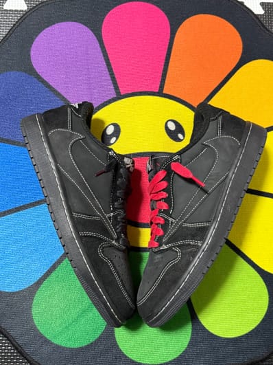 Travis Scott × Nike Air Jordan 1 Low OG SP "Black Phantom"