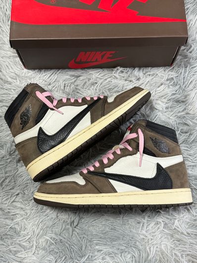 Travis Scott × Nike Air Jordan 1 Retro High OG TS SP "Sail/Dark Mocha"