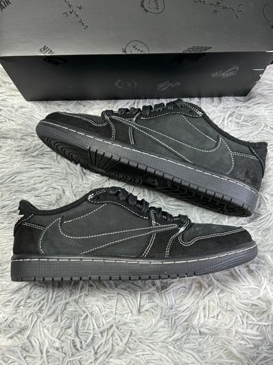 Travis Scott × Nike Air Jordan 1 Low OG SP "Black Phantom"