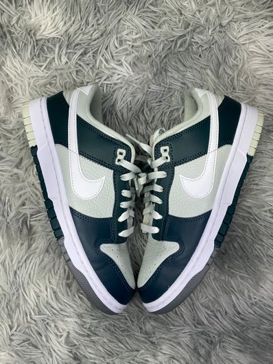 Nike Dunk Low "Deep Jungle/Light Silver/White"