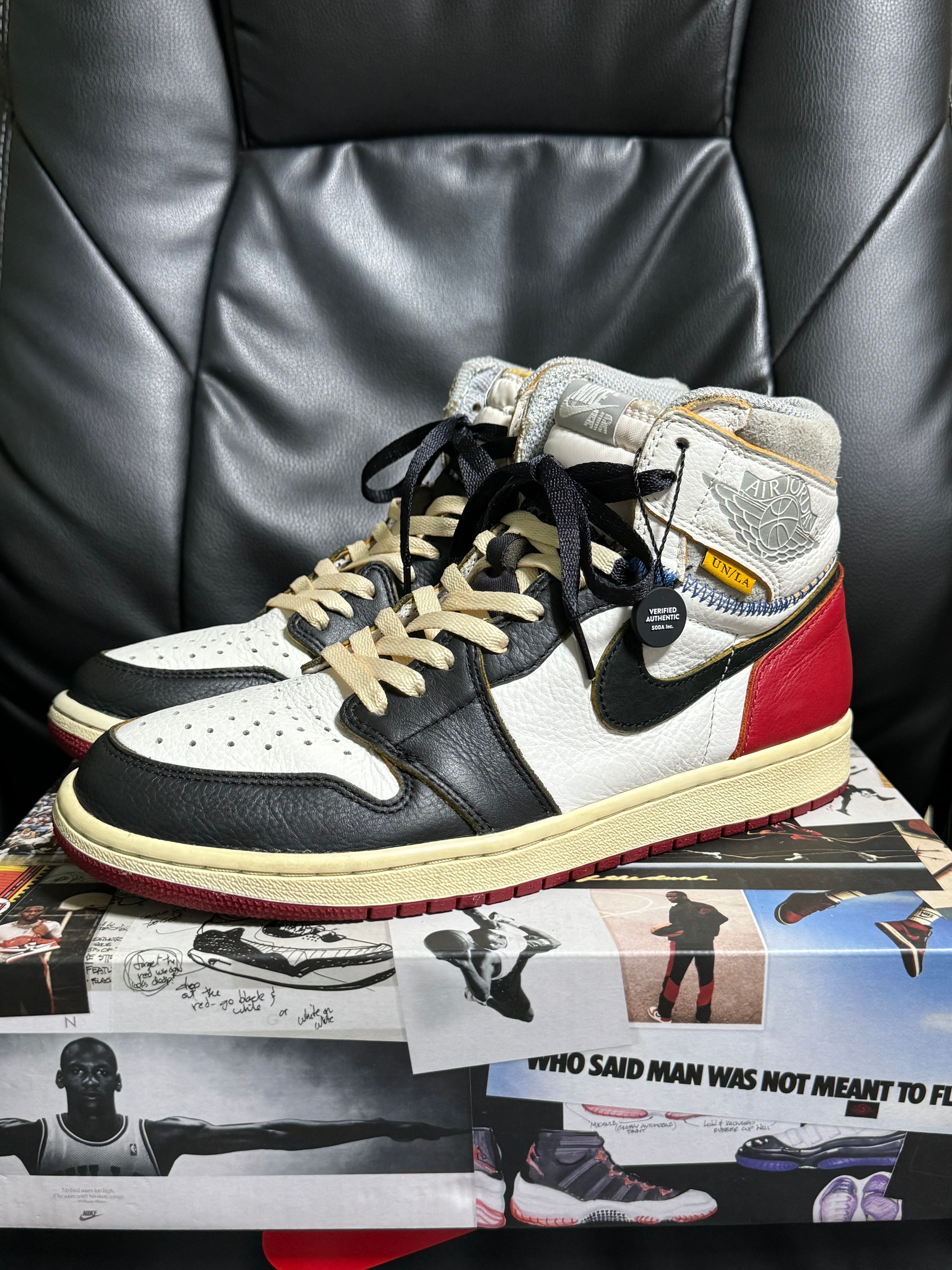 UNION × Nike Air Jordan 1 Retro High OG NRG "Varsity Red/Wolf Grey"