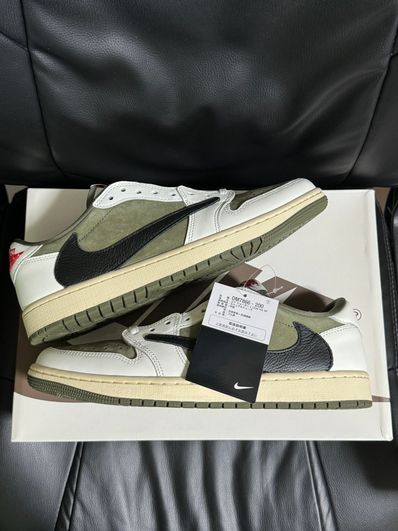 Travis Scott × Nike Air Jordan 1 Low OG SP "Reverse Olive"