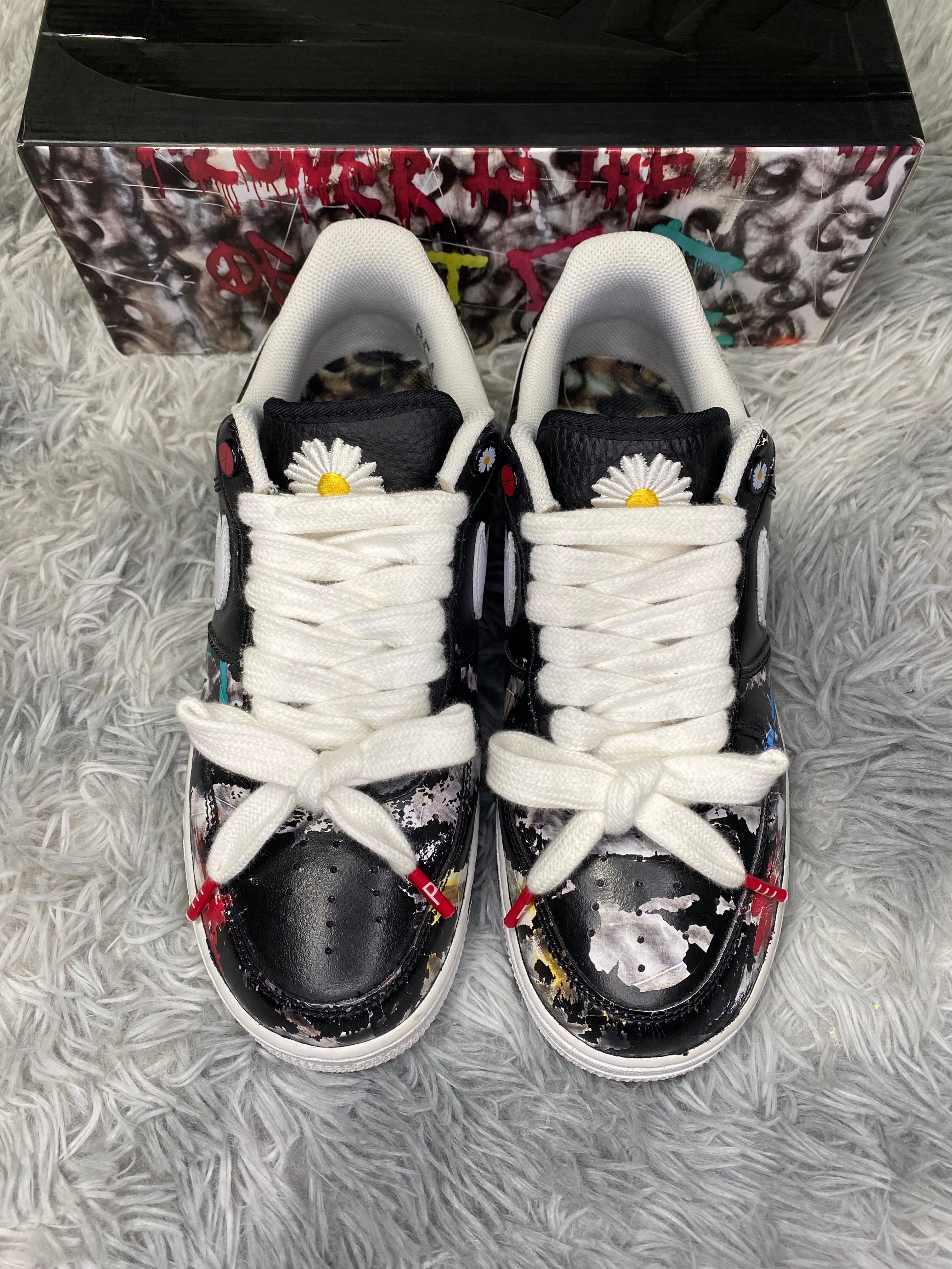 PEACEMINUSONE × Nike Air Force 1 Low Para Noise "Black" / G-DRAGON