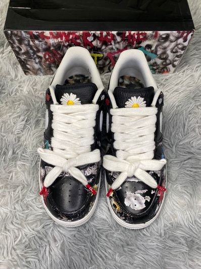 PEACEMINUSONE × Nike Air Force 1 Low Para Noise "Black" / G-DRAGON