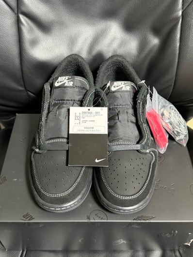Travis Scott × Nike Air Jordan 1 Low OG SP "Black Phantom"