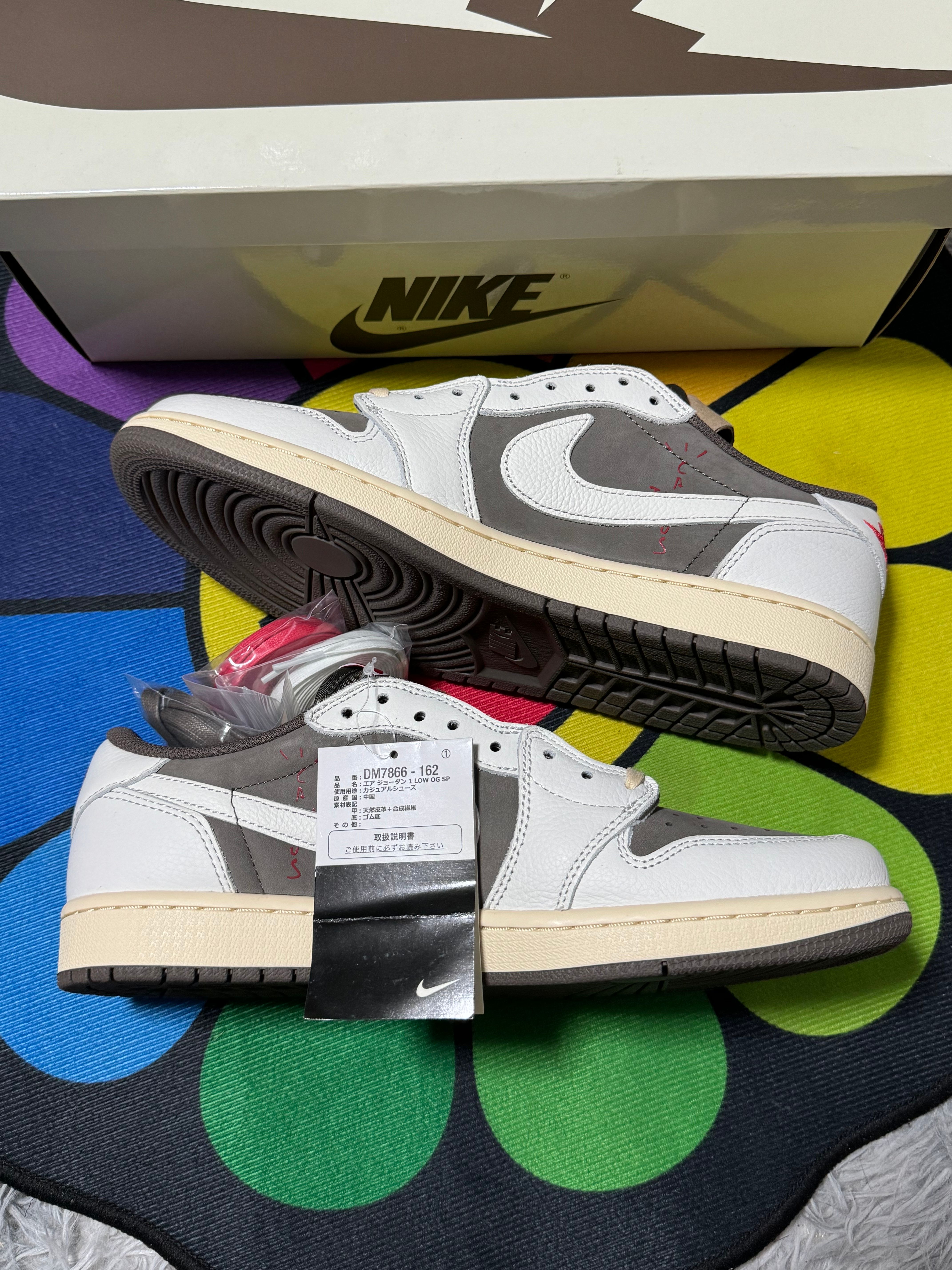Travis Scott × Nike Air Jordan 1 Low OG SP "Reverse Mocha/Sail and Ridgerock"