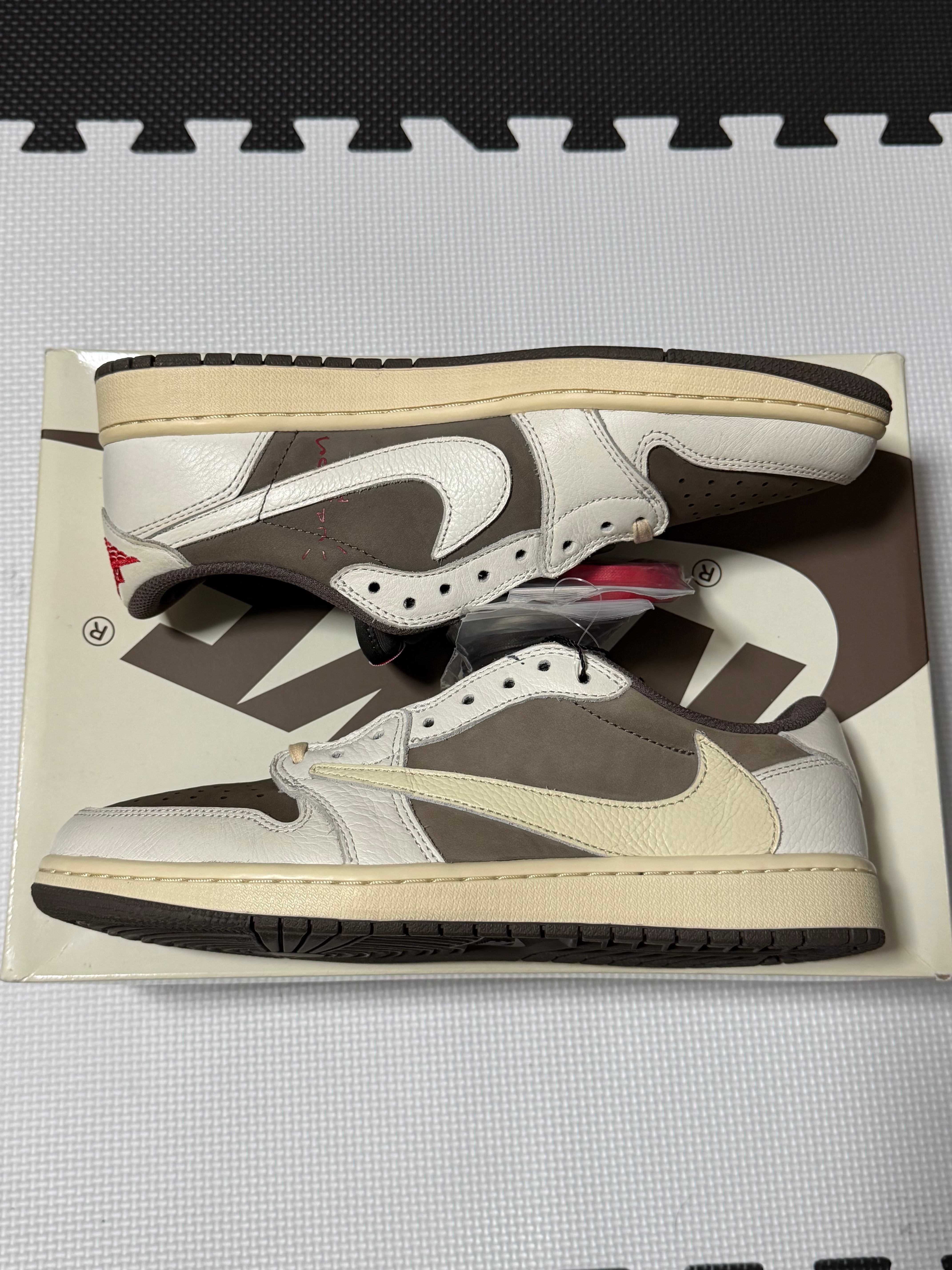 Travis Scott × Nike Air Jordan 1 Low OG SP "Reverse Mocha/Sail and Ridgerock"