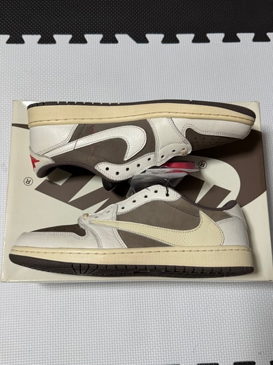 Travis Scott × Nike Air Jordan 1 Low OG SP "Reverse Mocha/Sail and Ridgerock"