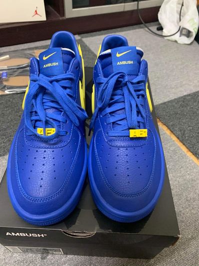 AMBUSH × Nike Air Force 1 Low "Game Royal and Vivid Sulfur"