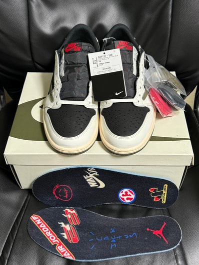 Travis Scott × Nike Women's Air Jordan 1 Low OG "Medium Olive"