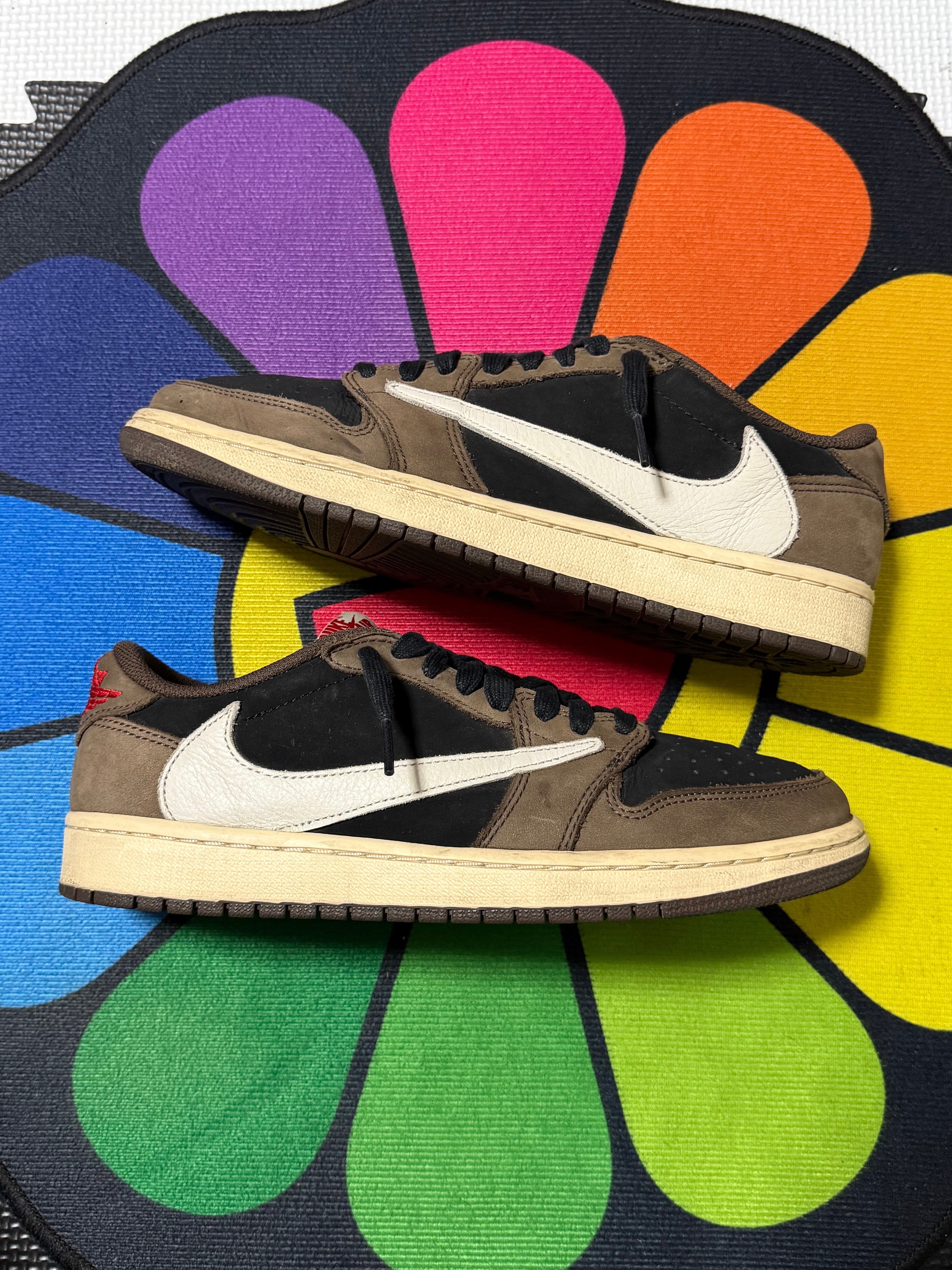 Travis Scott × Nike Air Jordan 1 Low OG SP-T "Black/Dark Mocha"