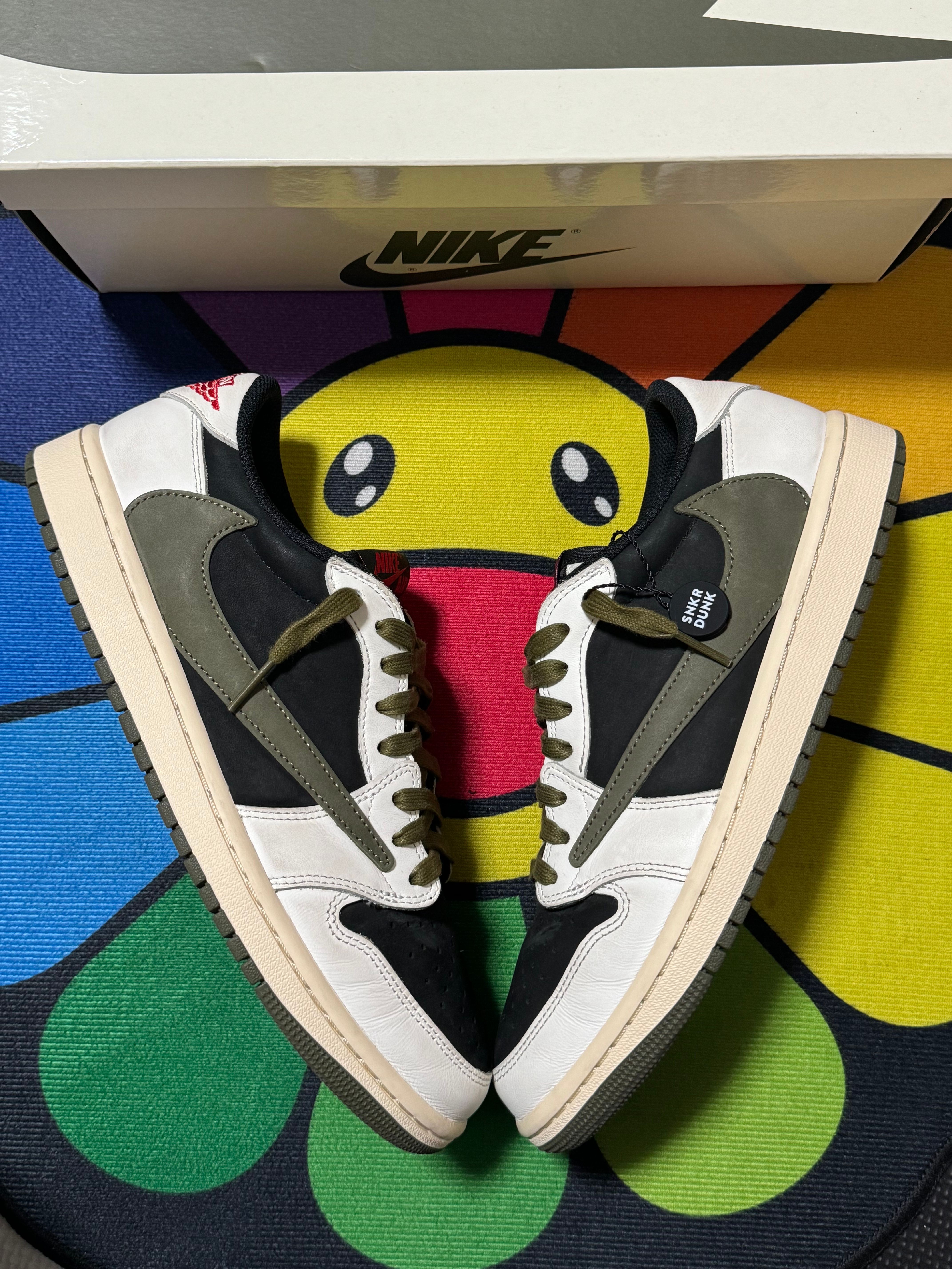 Travis Scott × Nike Women's Air Jordan 1 Low OG "Medium Olive"