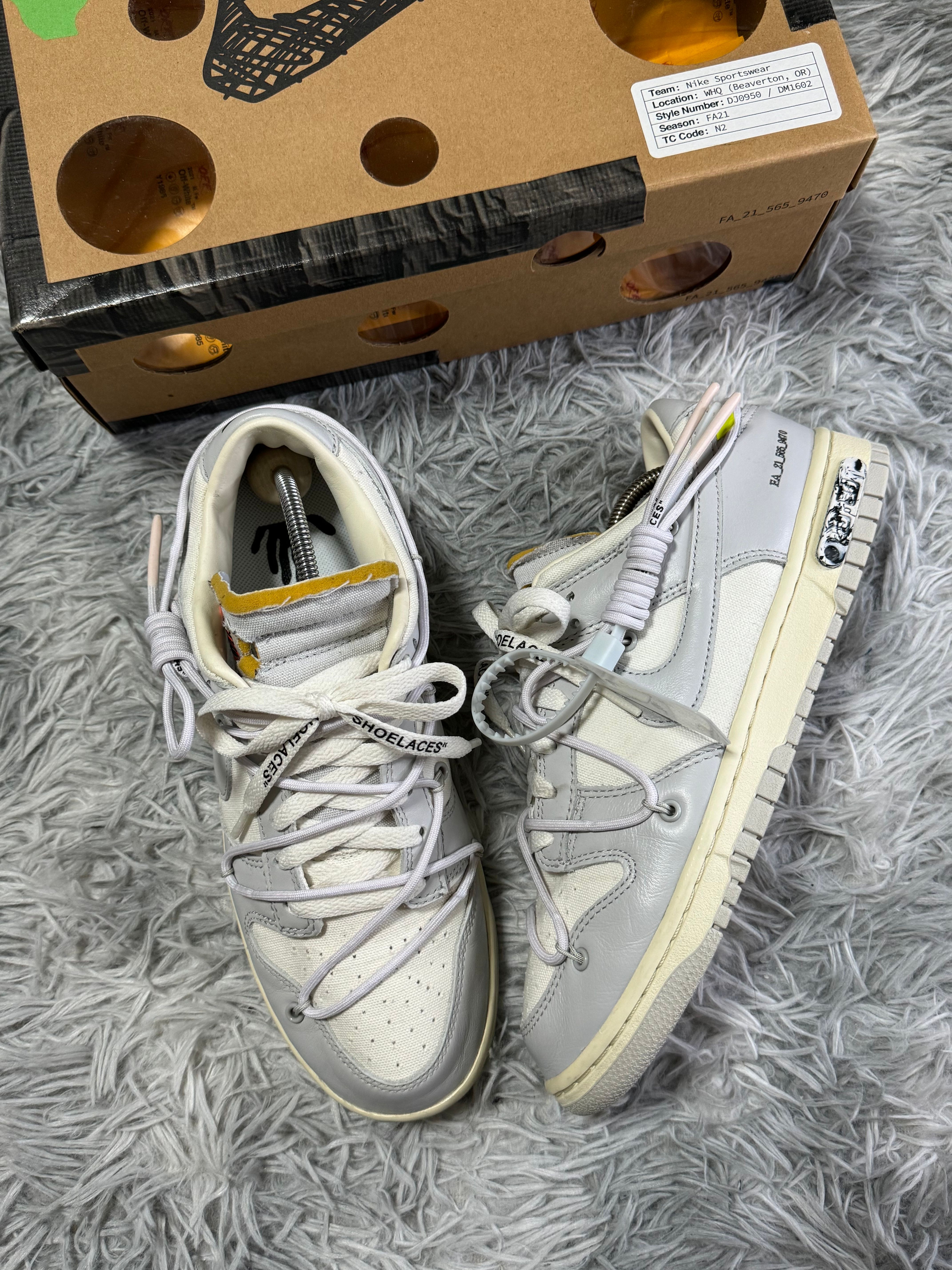 Off-White × Nike Dunk Low 1 of 50 "Lot.49"