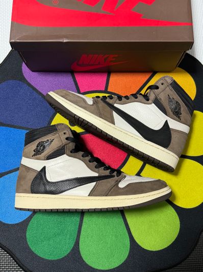 Travis Scott × Nike Air Jordan 1 Retro High OG TS SP "Sail/Dark Mocha"