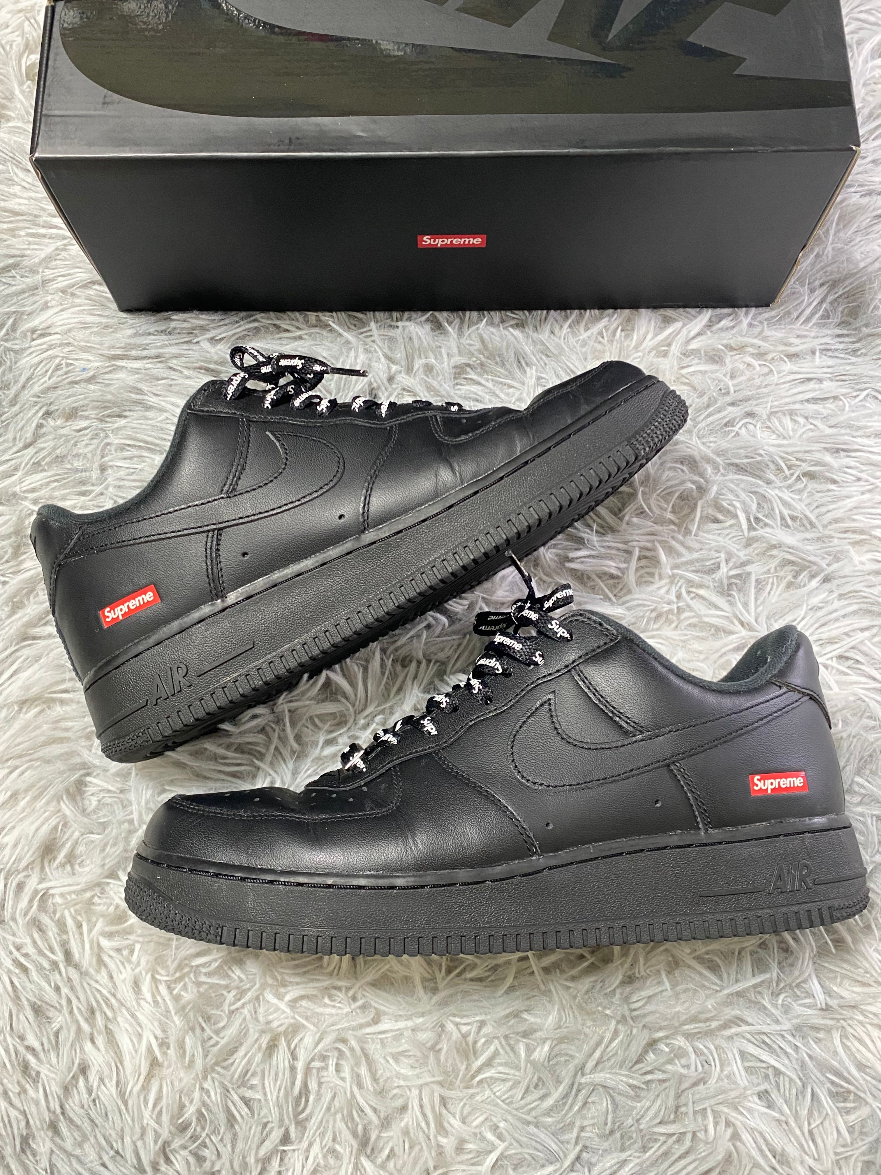 Supreme × Nike Air Force 1 Low "Black"
