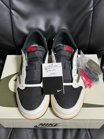 Travis Scott × Nike Women's Air Jordan 1 Low OG "Medium Olive"