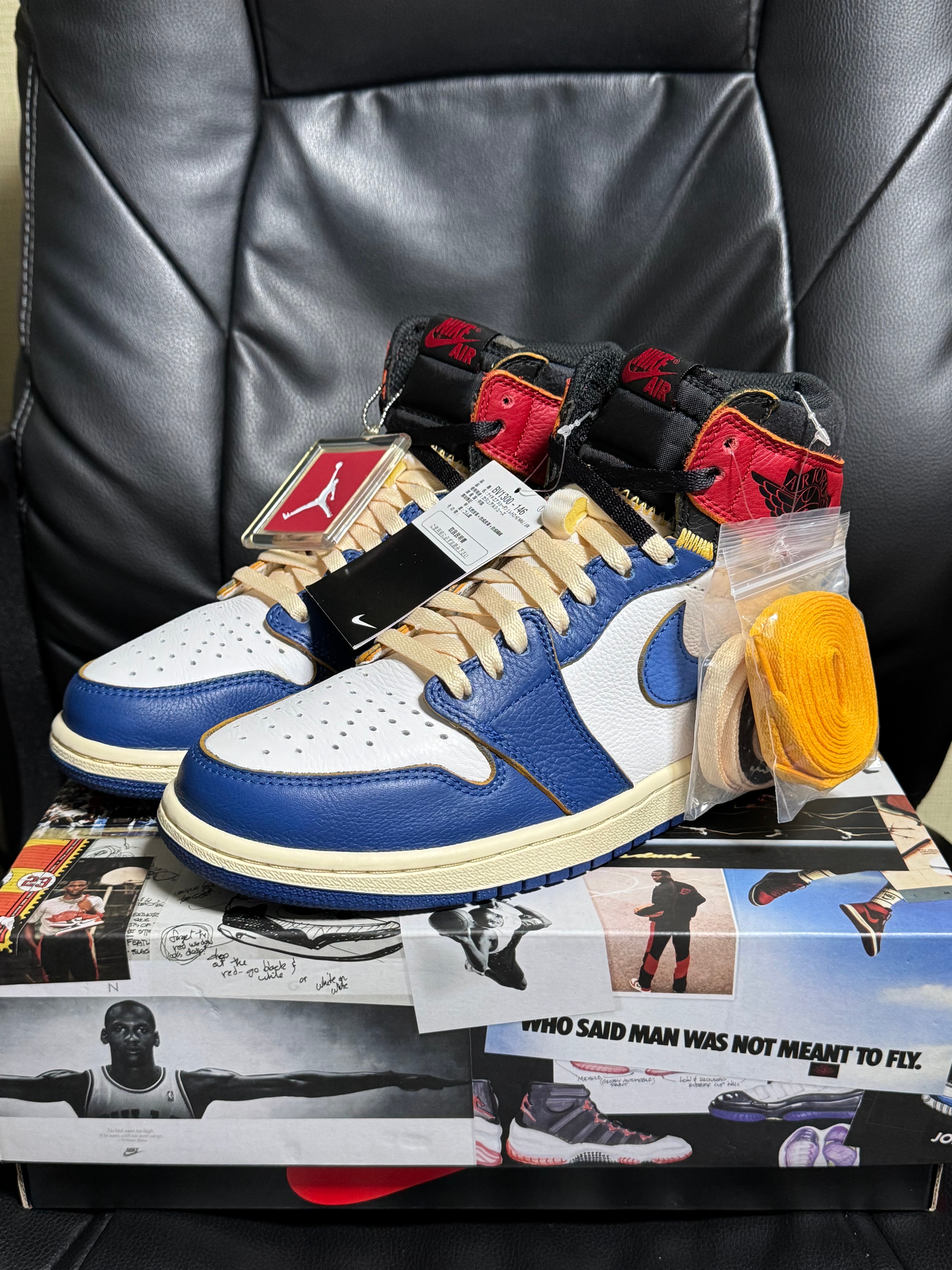 UNION × Nike Air Jordan 1 Retro High OG NRG "Storm Blue/Varsity Red"