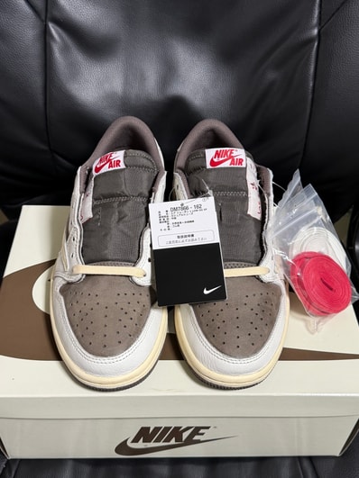 Travis Scott × Nike Air Jordan 1 Low OG SP "Reverse Mocha/Sail and Ridgerock"