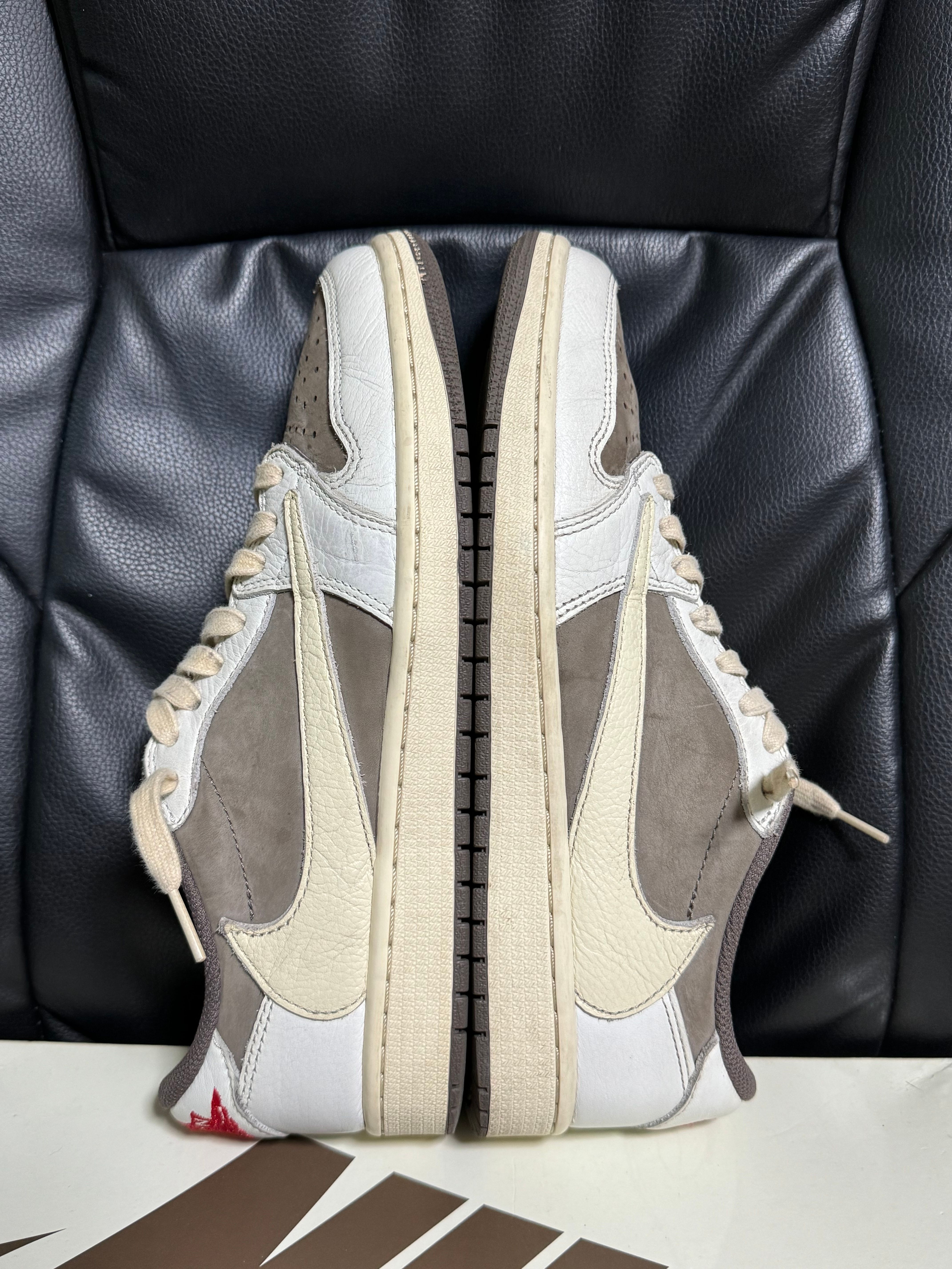 Travis Scott × Nike Air Jordan 1 Low OG SP "Reverse Mocha/Sail and Ridgerock"