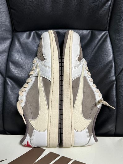 Travis Scott × Nike Air Jordan 1 Low OG SP "Reverse Mocha/Sail and Ridgerock"