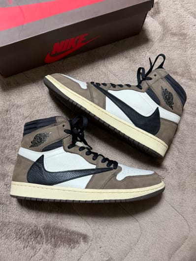 Travis Scott × Nike Air Jordan 1 Retro High OG TS SP "Sail/Dark Mocha"