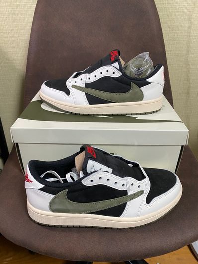 Travis Scott × Nike Women's Air Jordan 1 Low OG "Medium Olive"
