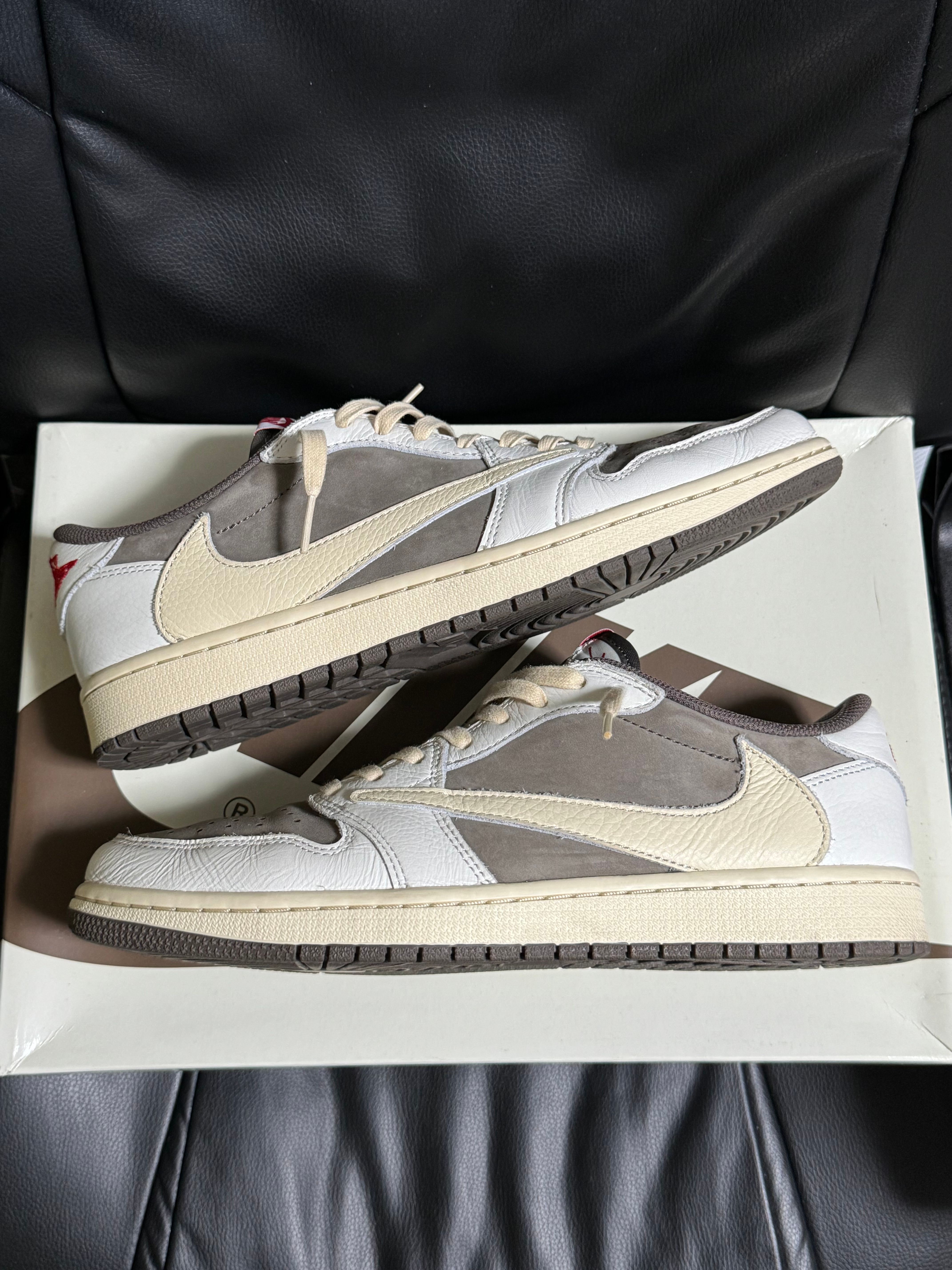 Travis Scott × Nike Air Jordan 1 Low OG SP "Reverse Mocha/Sail and Ridgerock"