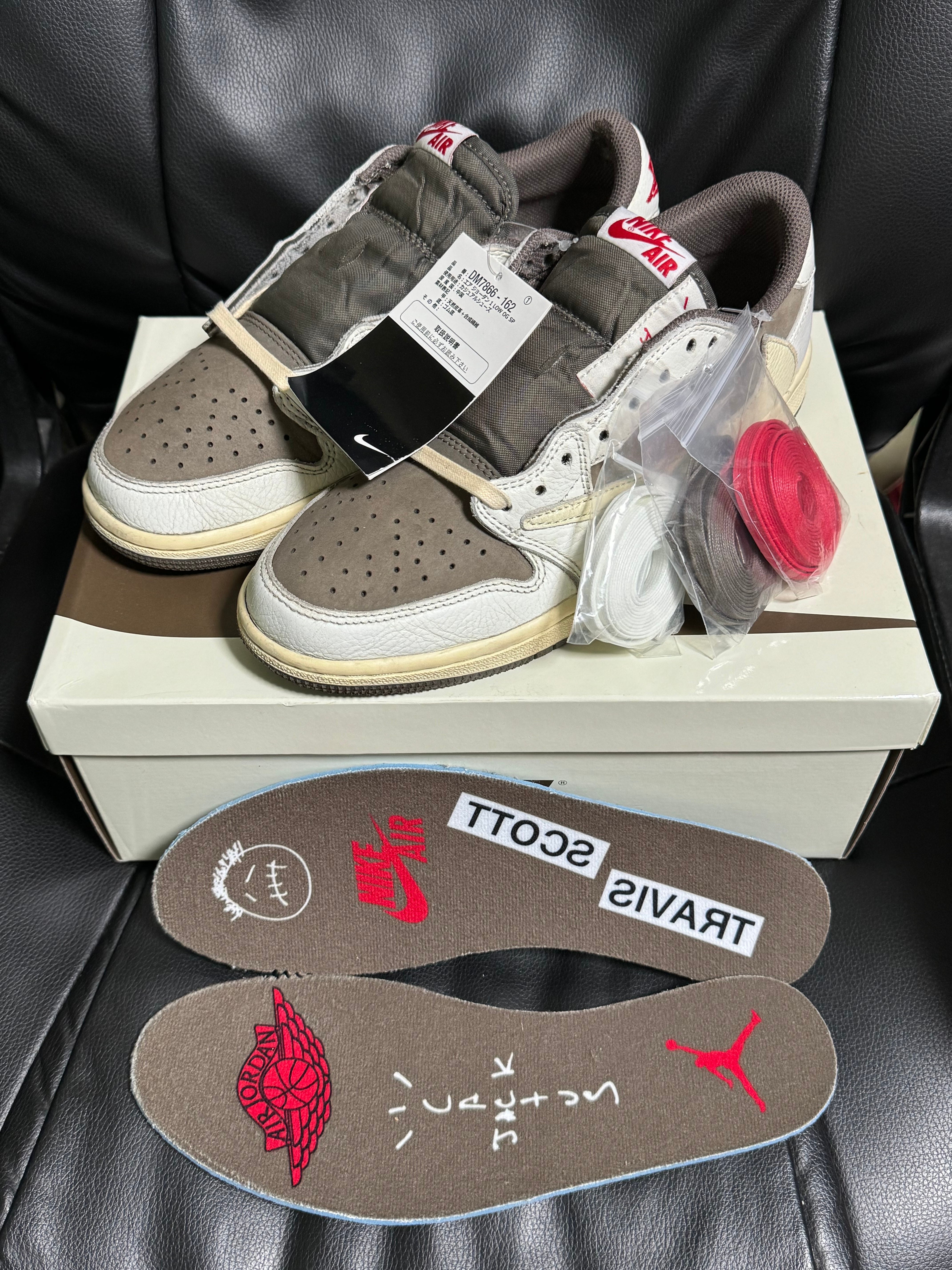 Travis Scott × Nike Air Jordan 1 Low OG SP "Reverse Mocha/Sail and Ridgerock"
