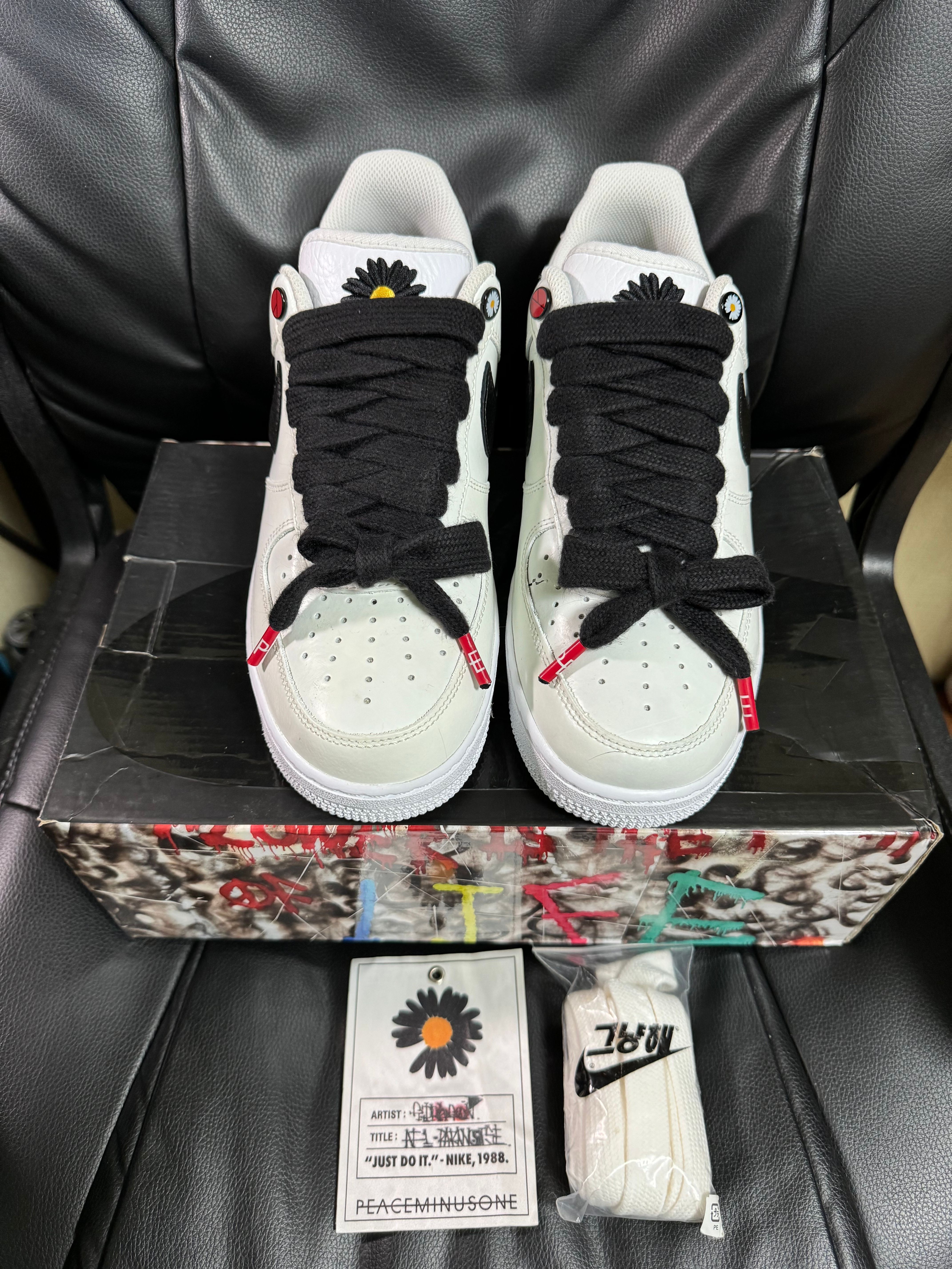 PEACEMINUSONE × Nike Air Force 1 Low "Para-noise/White/Black" / G-DRAGON