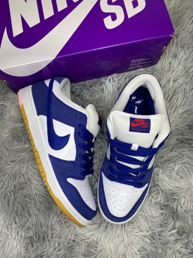 Nike SB Dunk Low "Los Angeles Dodgers/Deep Royal Blue"