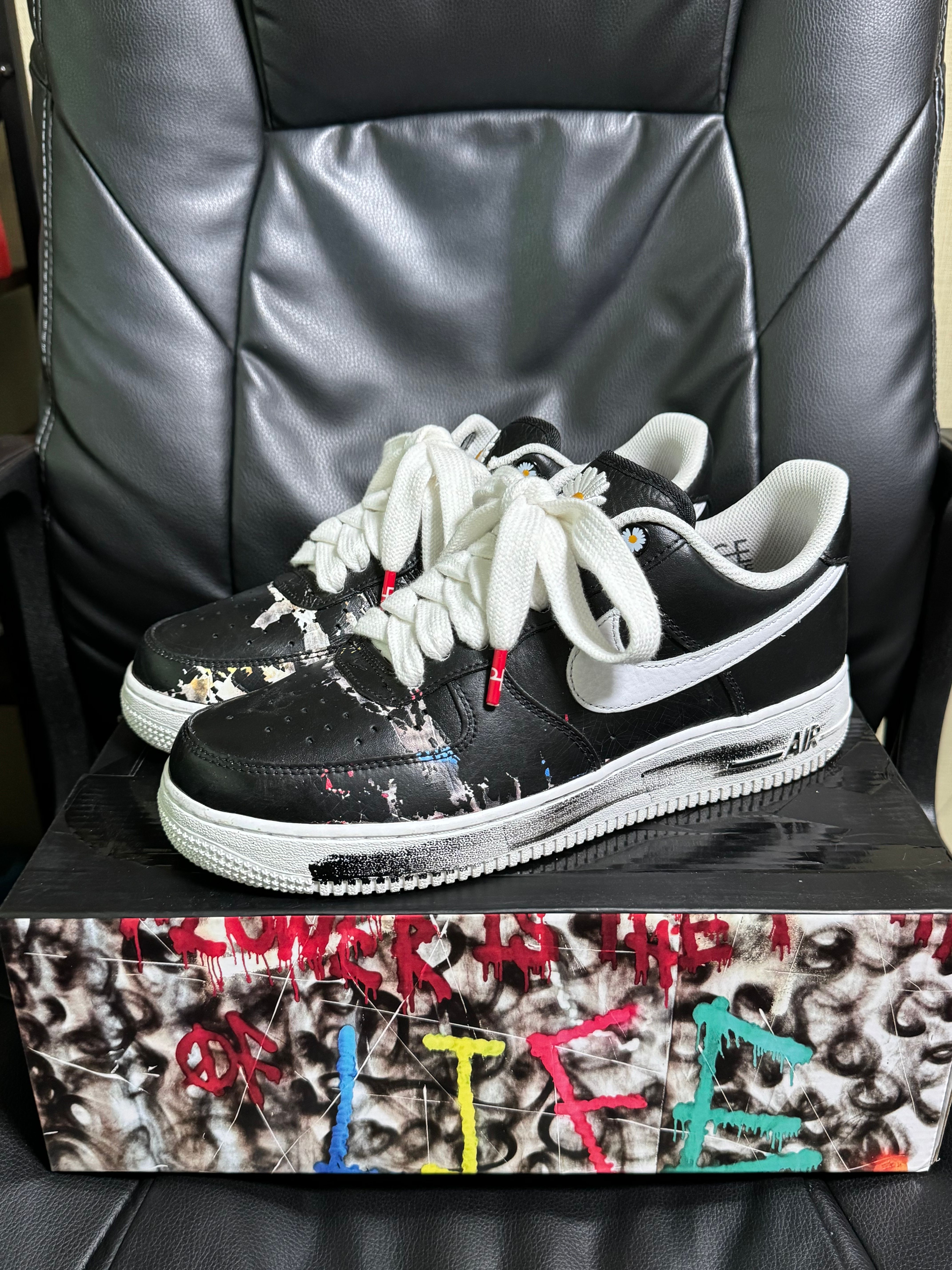 PEACEMINUSONE × Nike Air Force 1 Low Para Noise "Black" / G-DRAGON