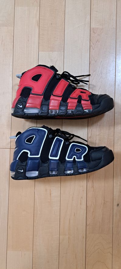 Nike Air More Uptempo '96 "Black and University Red"