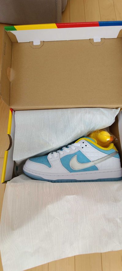 FTC × Nike SB Dunk Low "White/Blue"