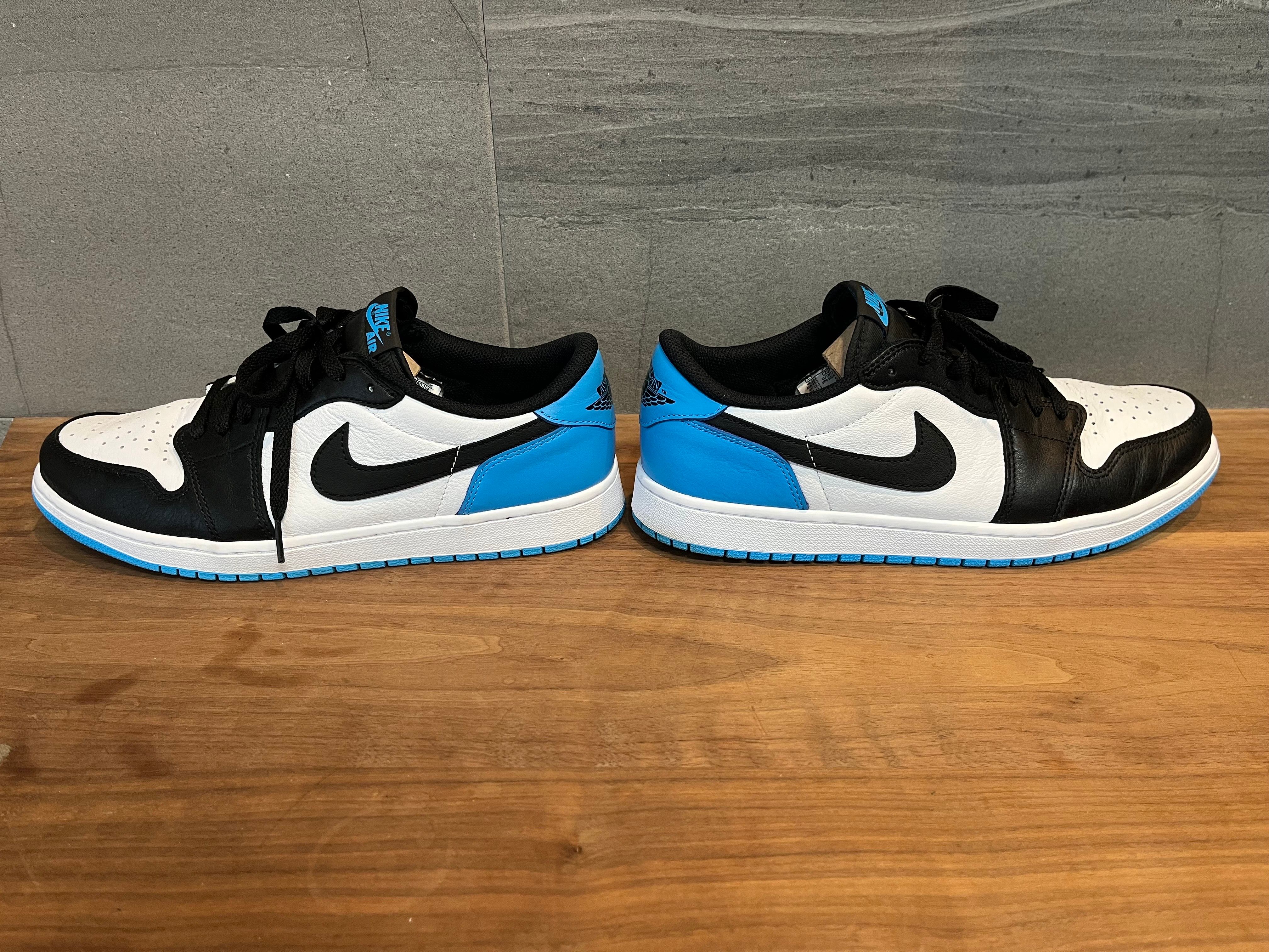 Nike Air Jordan 1 Low OG "Black and Dark Powder Blue/UNC"
