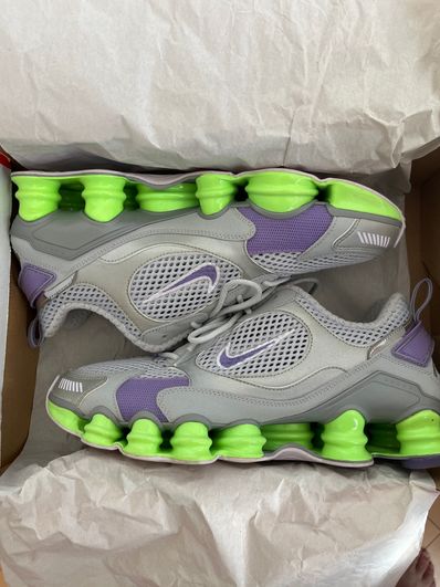 Nike Women's Shox TL Nova "Metallic Silver/Lime Blast"