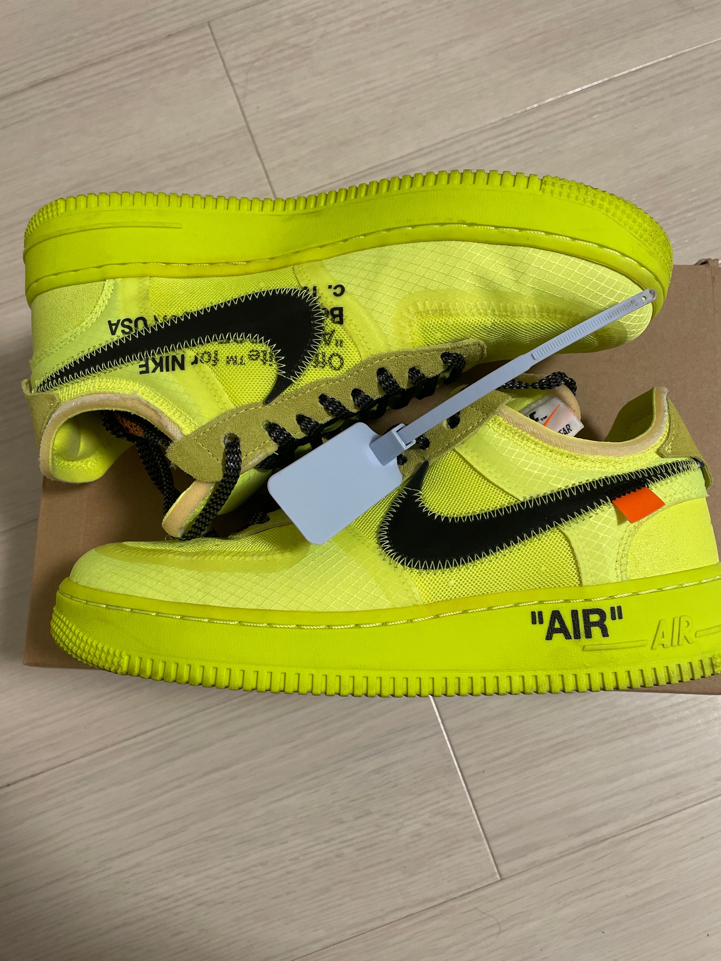 Off-White × Nike Air Force 1 Low "Volt"