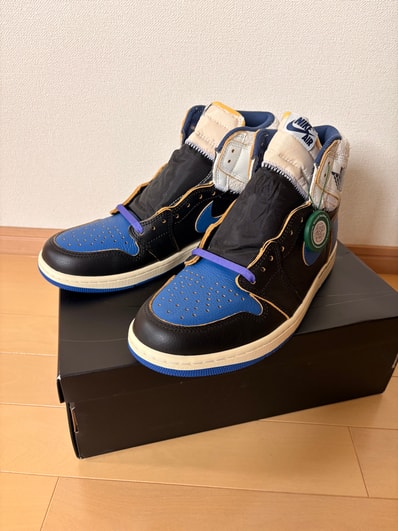fragment design × UNION × Nike Air Jordan 1 High OG "Sport Royal"