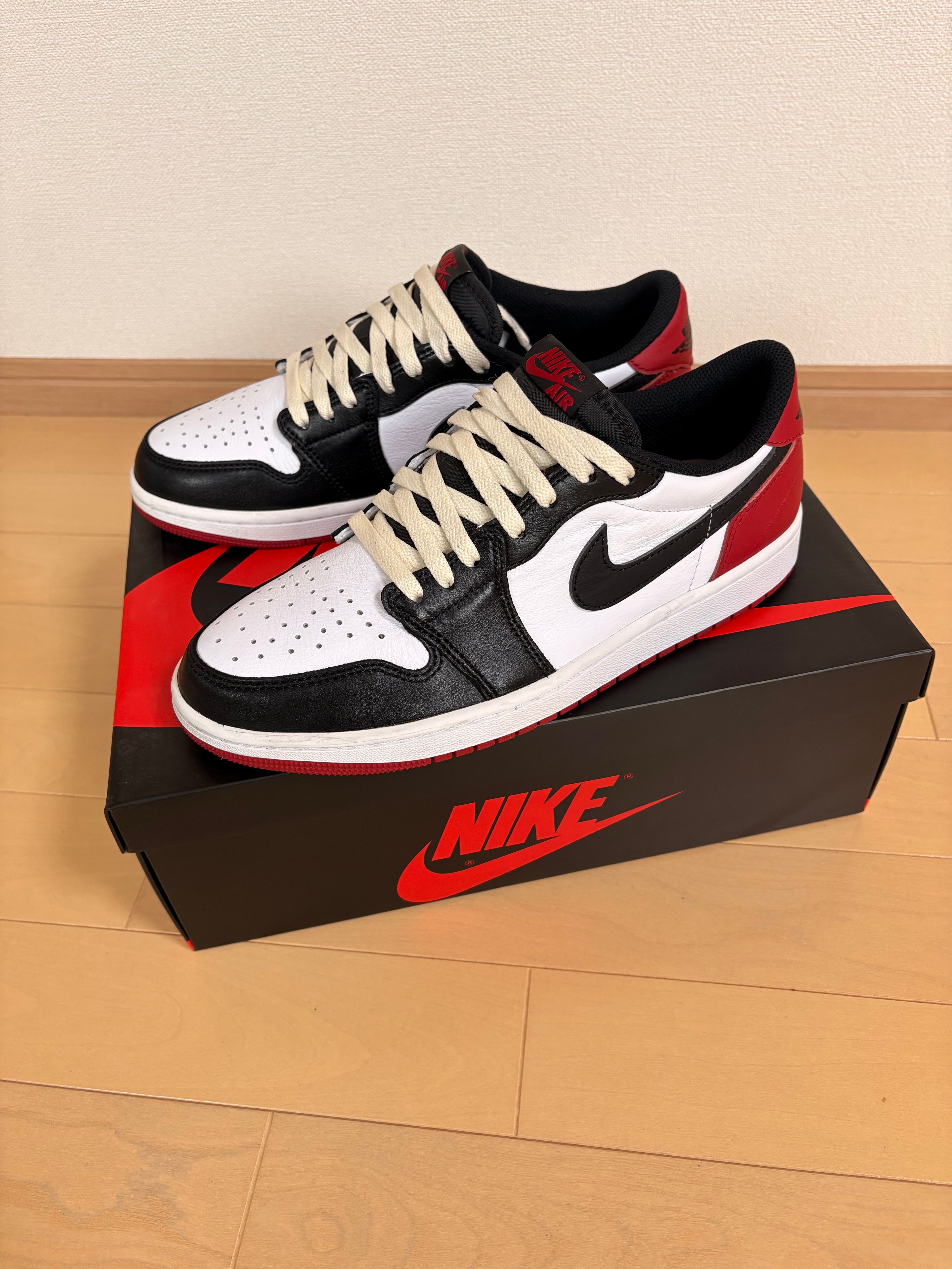 Nike Air Jordan 1 Retro Low OG "Black Toe"