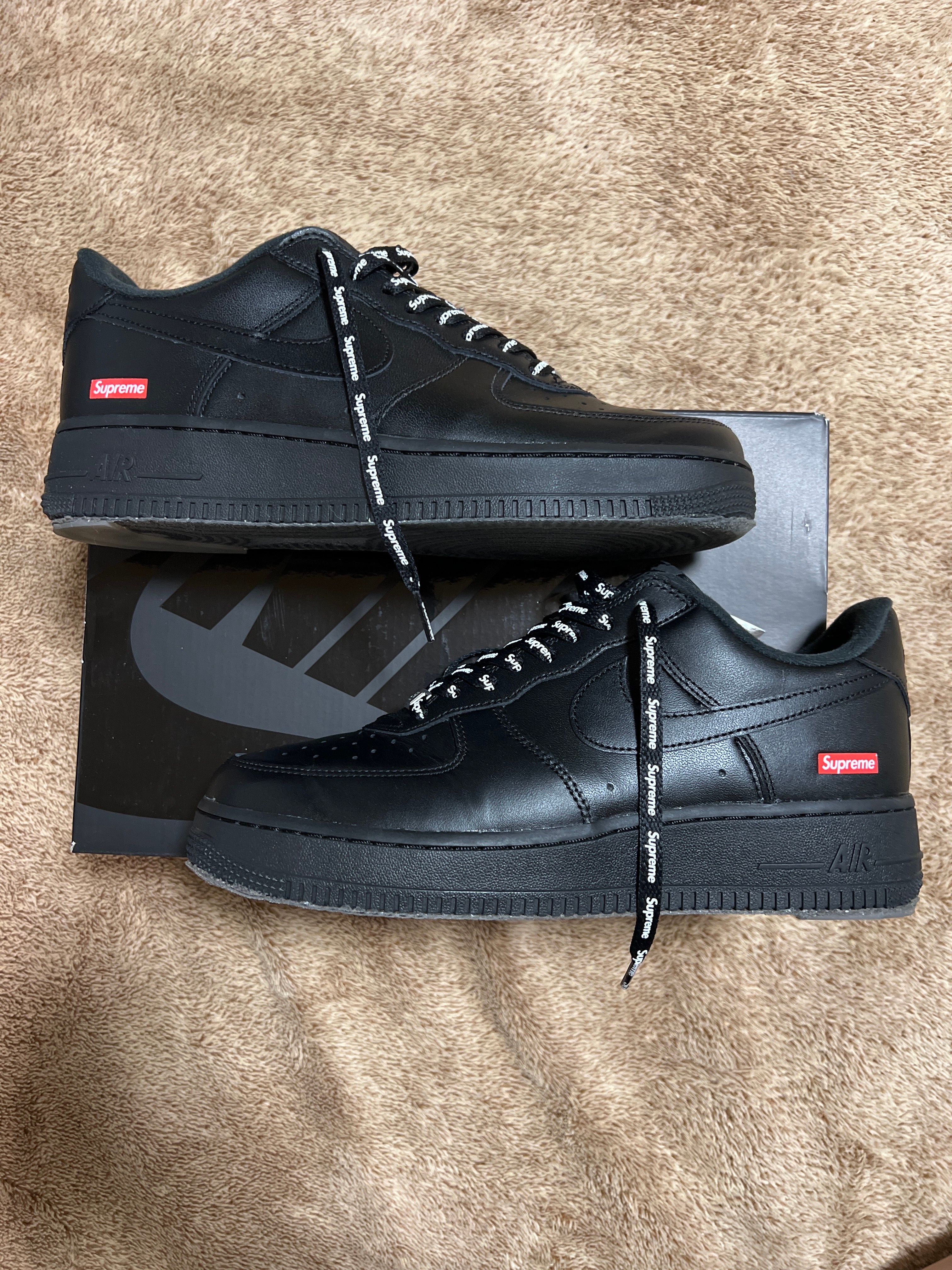 Supreme × Nike Air Force 1 Low "Black"