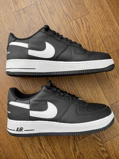 Supreme × COMME des GARCONS SHIRT × Nike Air Force 1 Low "Black/White" (2018)