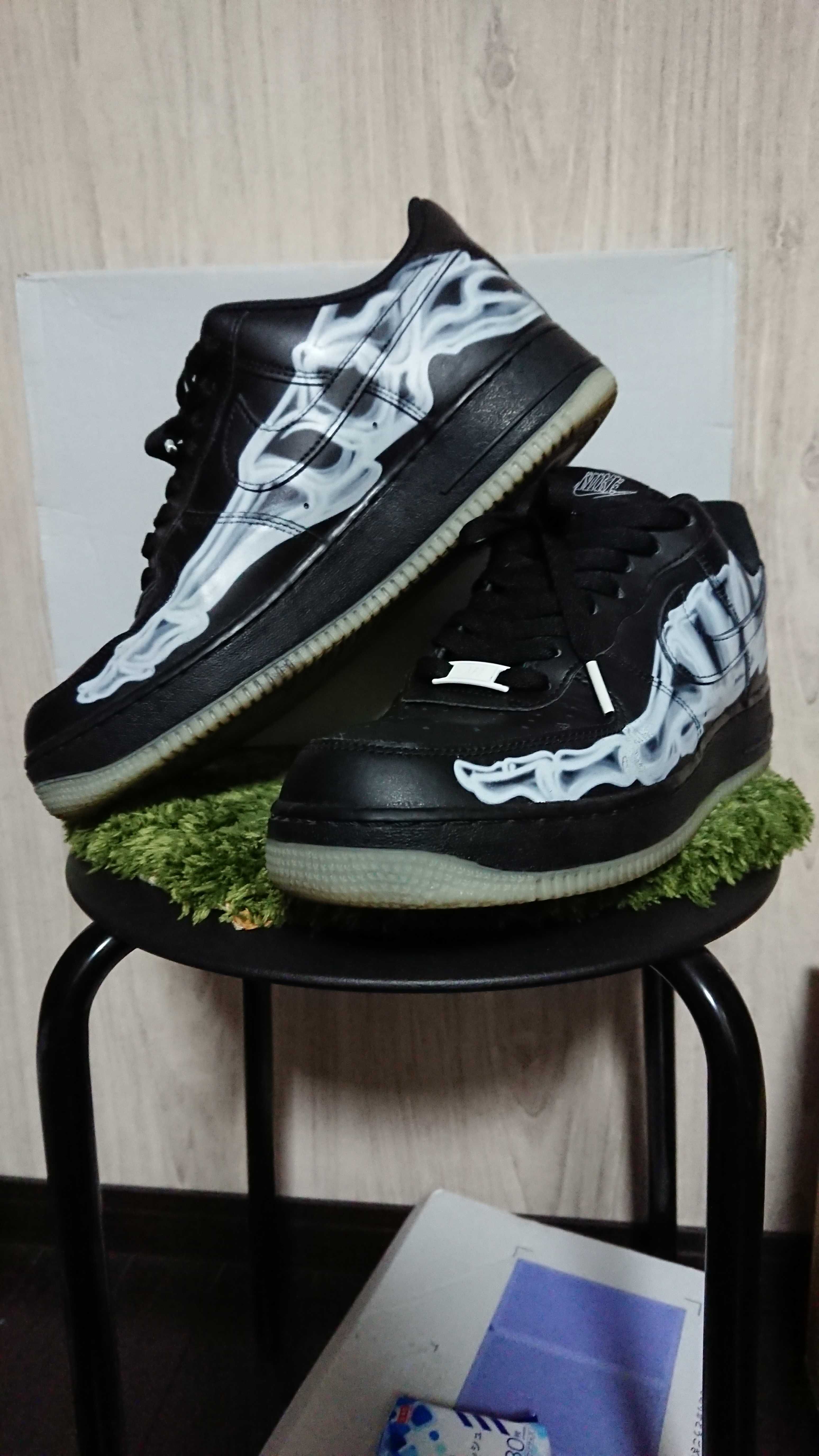 Nike Air Force 1 Low "Black Skeleton"
